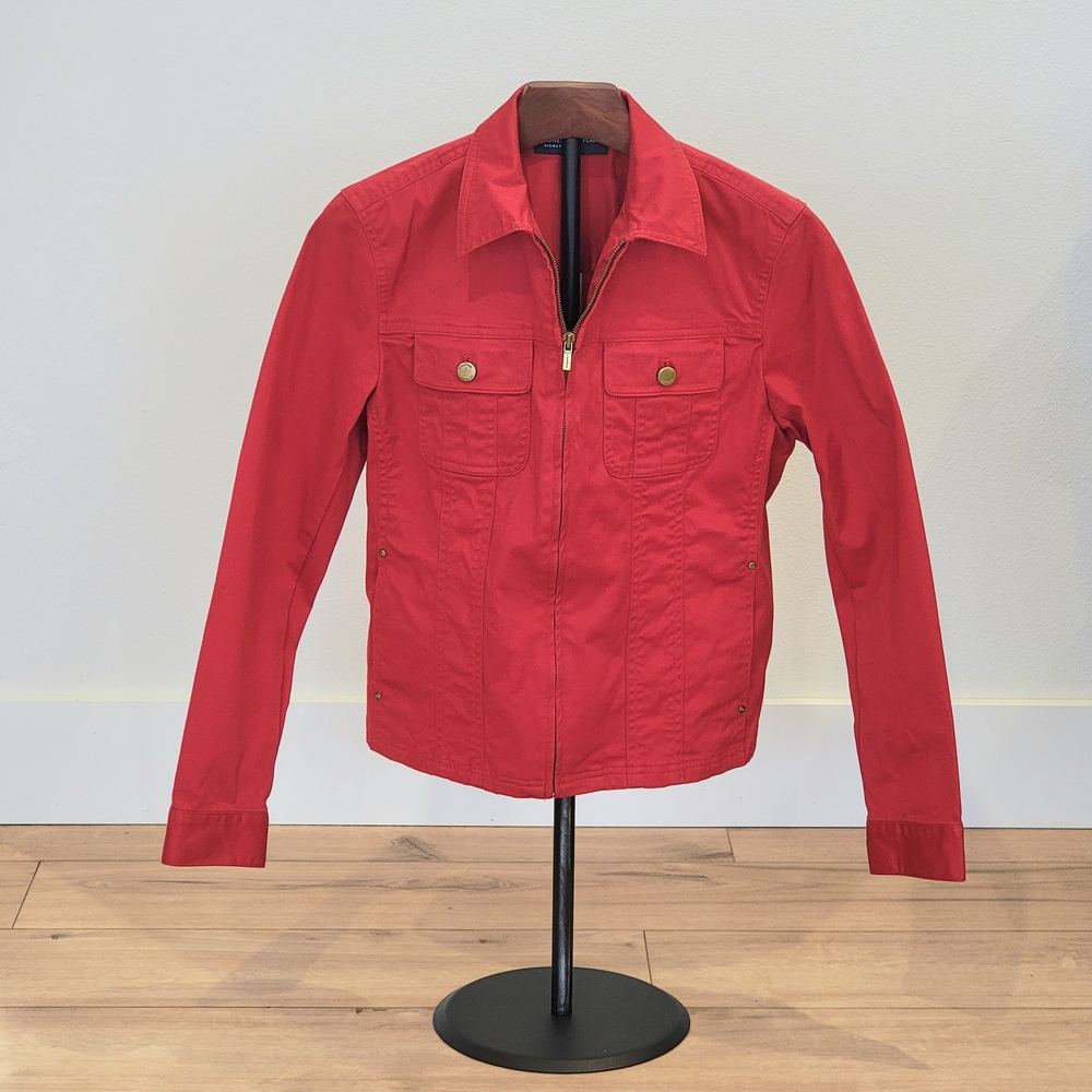 Red Women's Going out Jacket, Jones New York, Size S, Cotton